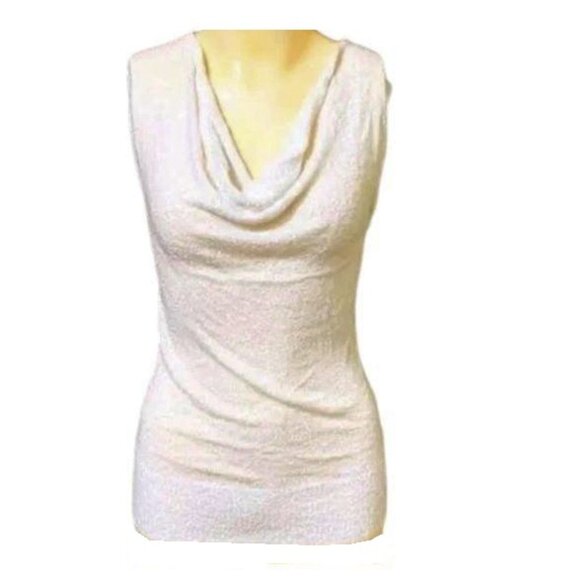 Vintage Lillie Rubin Sleeveless Cowl Top Blouse - Picture 6 of 6